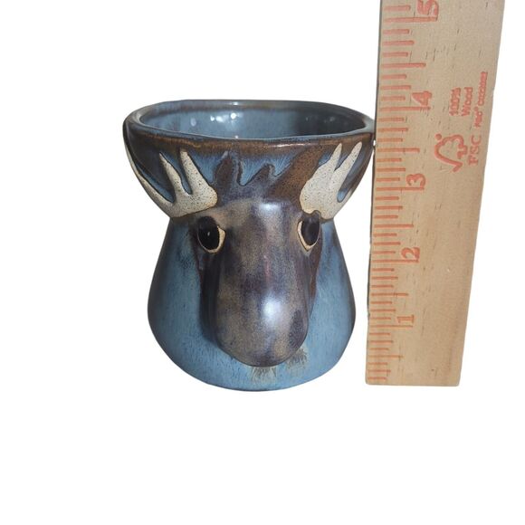 Stoneware Moose Egg Separator RAD Designs Birchstone Studios Fryeburg Maine - Picture 7 of 7